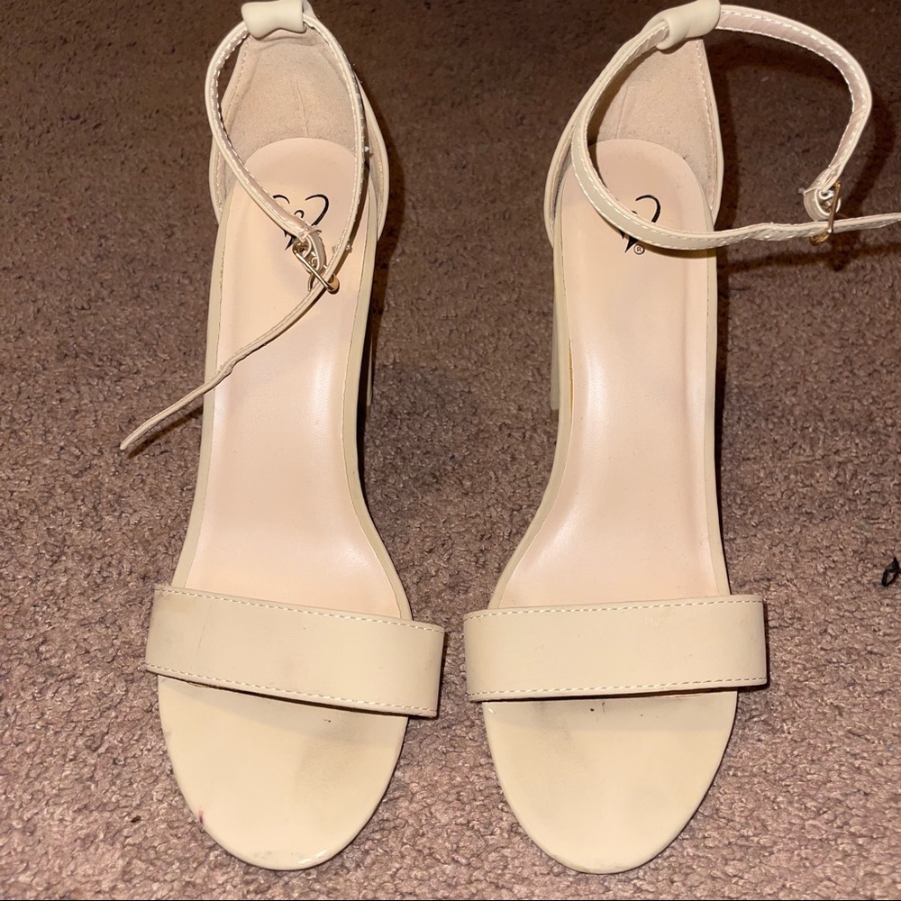 Windsor Nude Strap Heeled Sandal / Heels